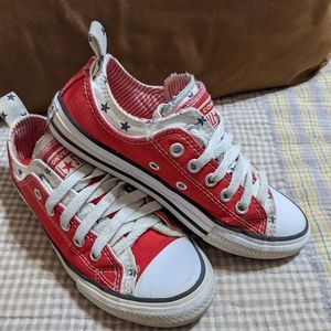 Converse tennis shoes youth sz 1 all star ⭐ ⭐